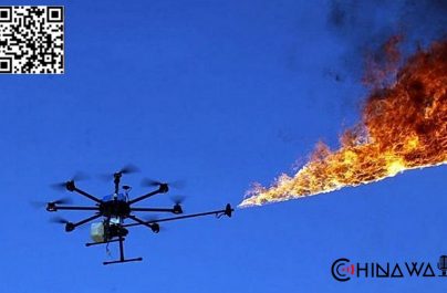 В Китае уничтожили гнезда агрессивных ос с помощью дрона-огнемета